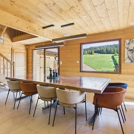 Metcy 12 Pers, Jacuzzi, 8km Gerardmer בקתה Ban-sur-Meurthe-Clefcy