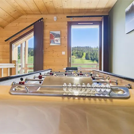 Metcy 12 Pers, Jacuzzi, 8km Gerardmer בקתה Ban-sur-Meurthe-Clefcy