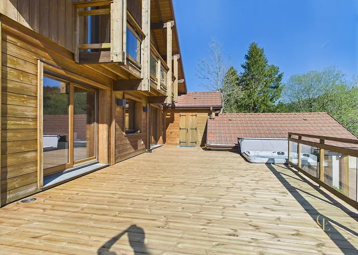Metcy 12 Pers, Jacuzzi, 8km Gerardmer Domek alpejski *